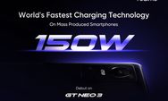 realme GT Neo3, Smartphone Pertama dengan Pengisian Daya 150W Tercepat di Dunia.  
